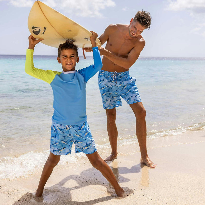 Sustainable Comfort Lined Drawstring Swim Short
