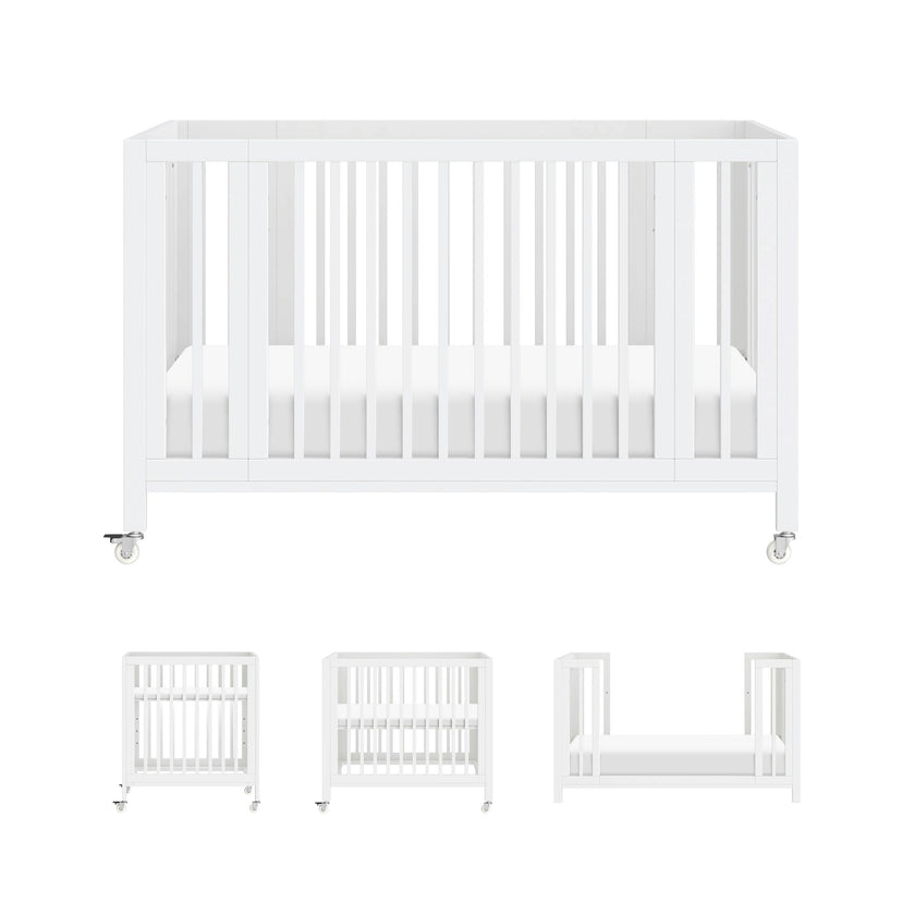 Babyletto Rolli 9-in-1 Convertible All-Stages® Crib with Bassinet & Toddler Bed Conversion Kits