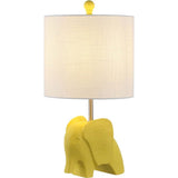 Koda Eclectic Southwestern Resin/Iron Elephant LED Kids Table Lamp