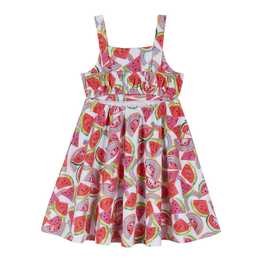 Girls All Jersey Dress | Watermelon & Rainbows