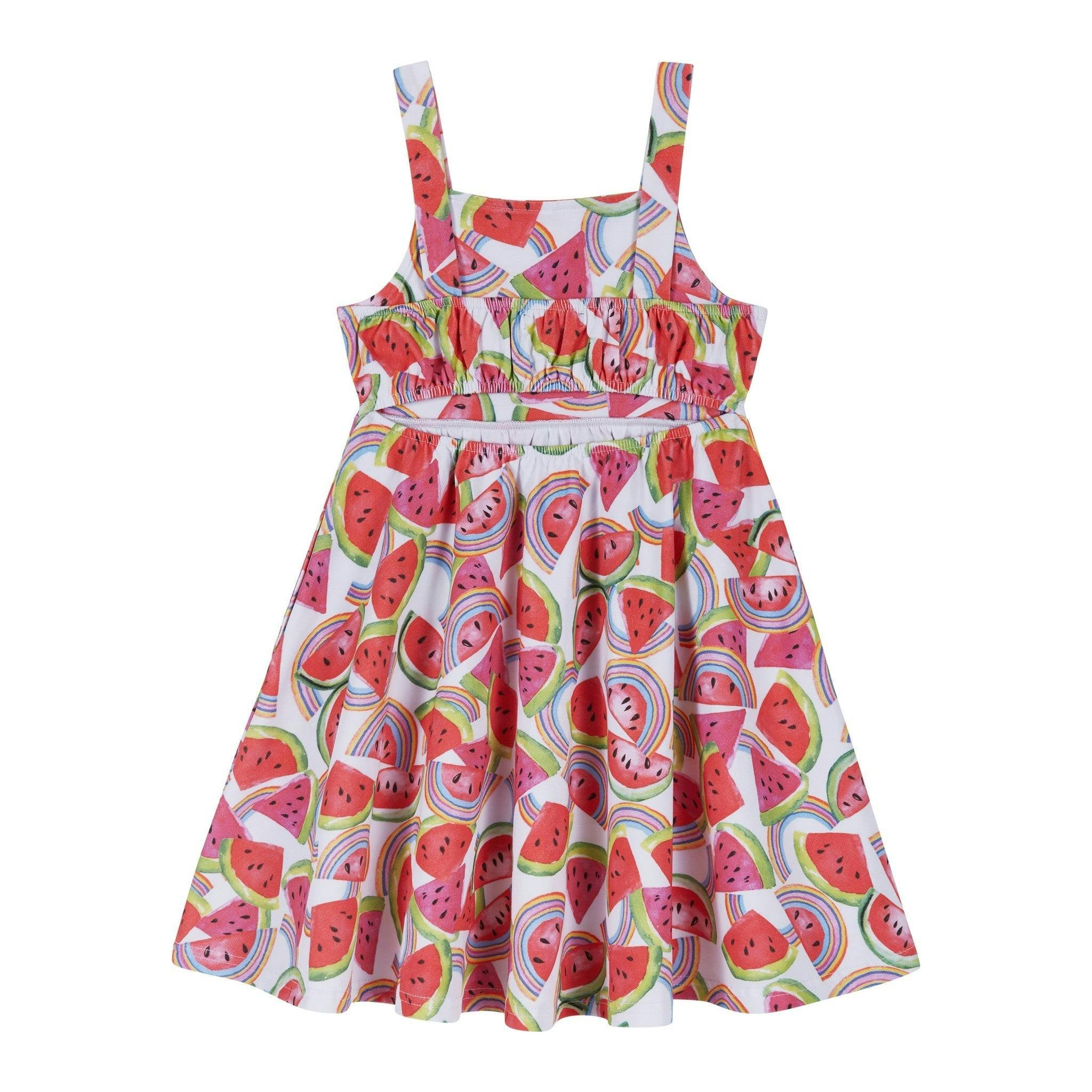 Girls All Jersey Dress | Watermelon & Rainbows