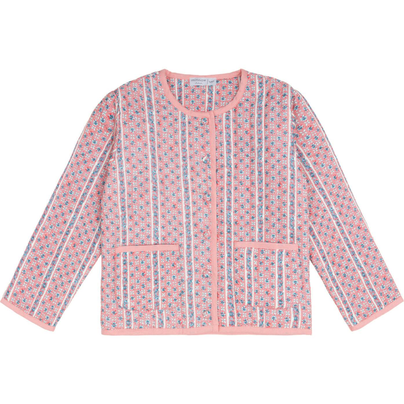 unisex rosa vine quilted jacket