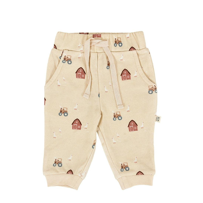Fleece Joggers in Farm