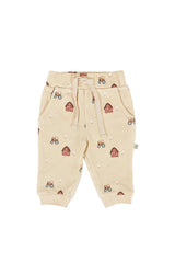 Fleece Joggers in Farm