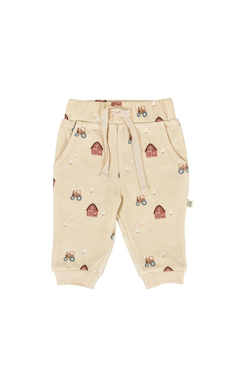 Fleece Joggers in Farm