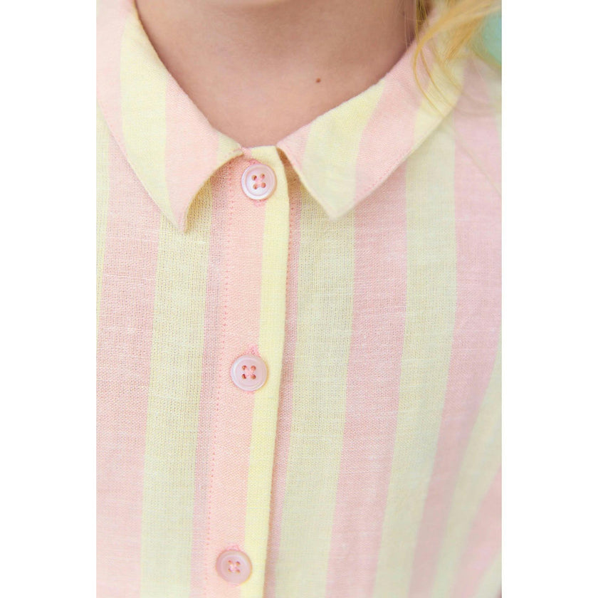 BONTON Citrus Stripe Clem Swing Dresses