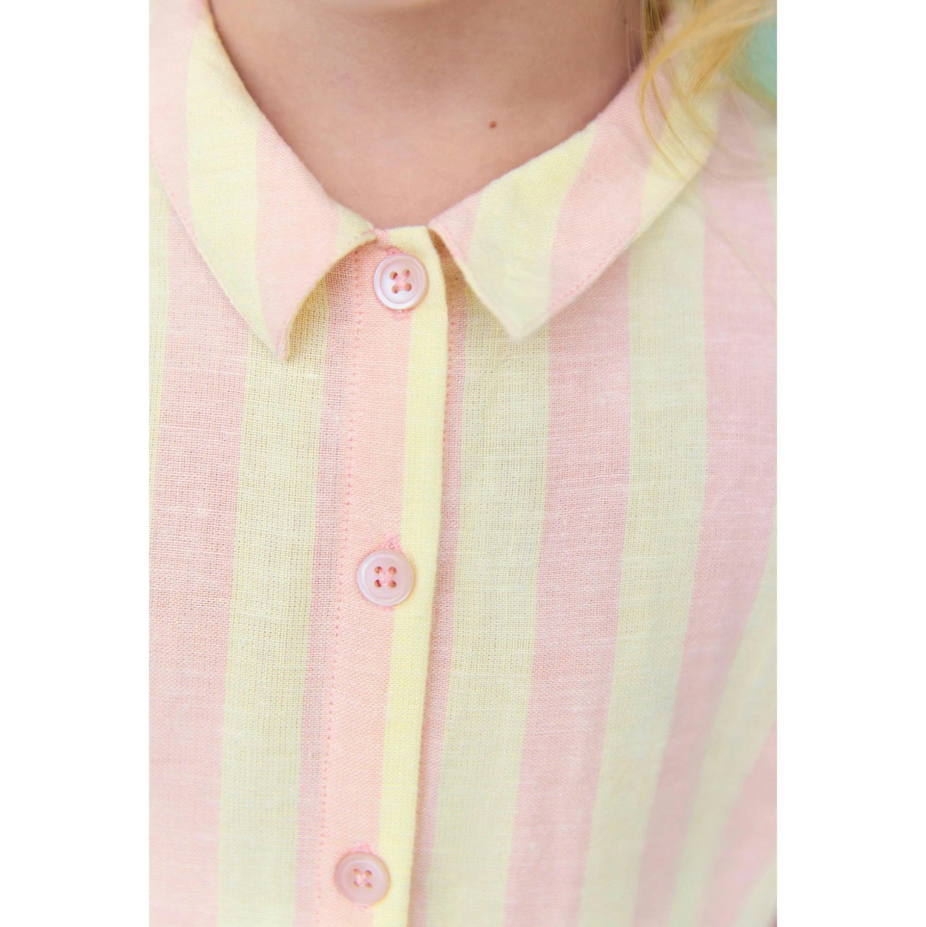 BONTON Citrus Stripe Clem Swing Dresses