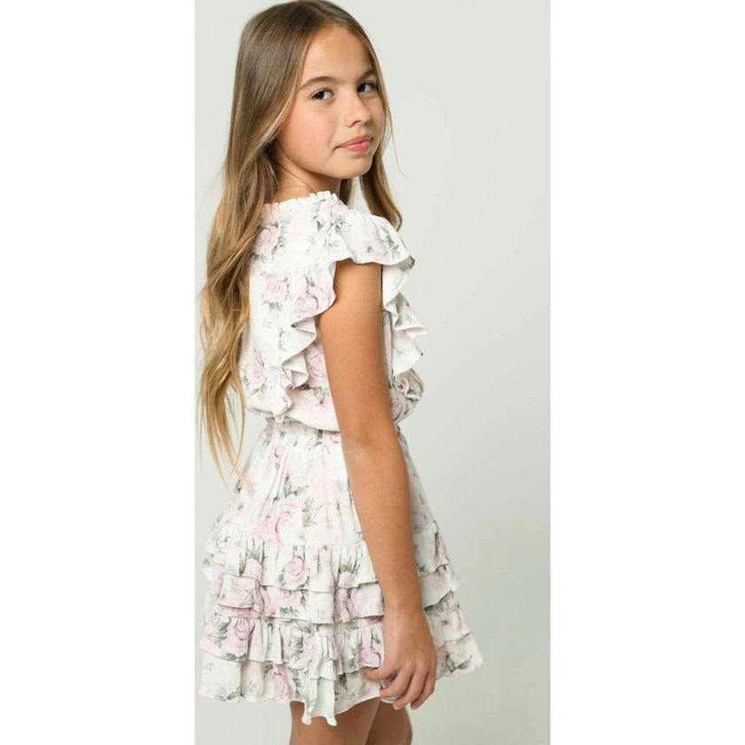 Gustavia Dress in Dusty Rose