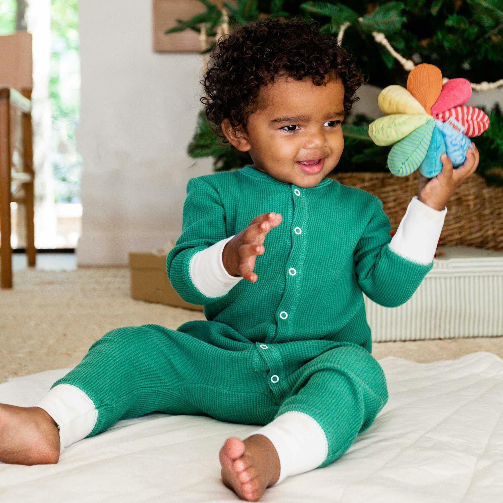 Rainbow Fabric Baby Ball