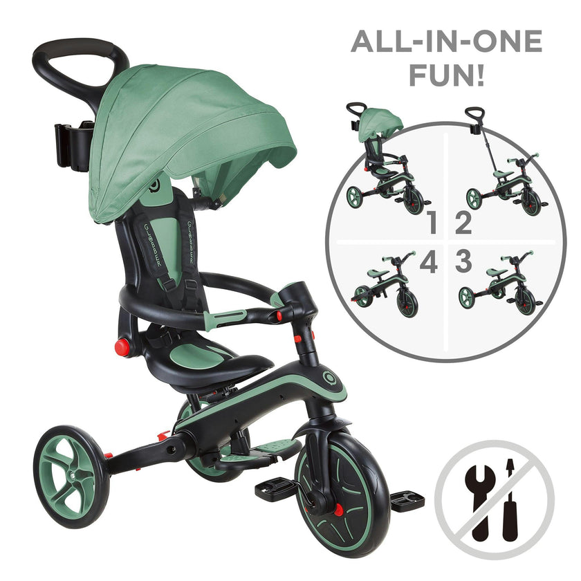 Explorer Foldable Trike 4in1