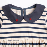 Marina Romper in Navy Stripe