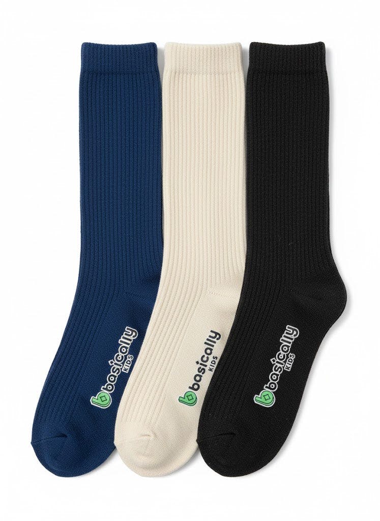 Girls Ribbed Knee Sock
