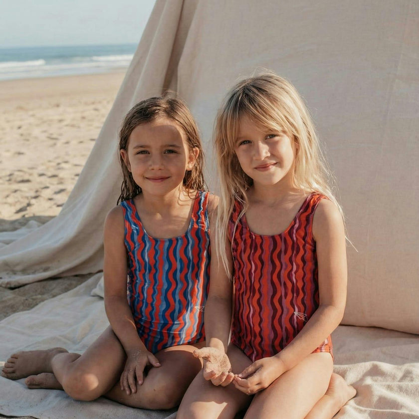 Tangerine Flow Girls Swimzers