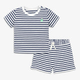 Clearance baby stripe embroidered set