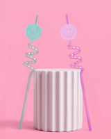 Smiley Straws - 16 reusable straws