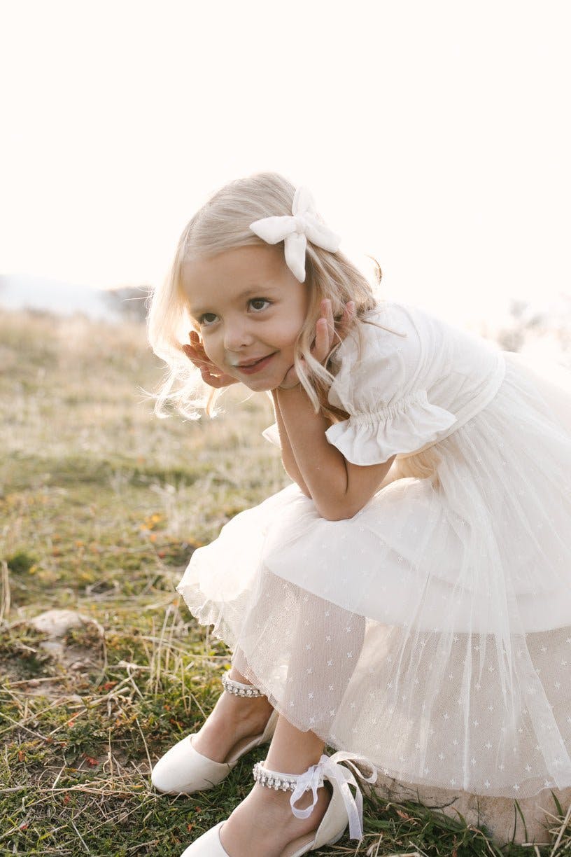 Mini Ballerina Dress in White