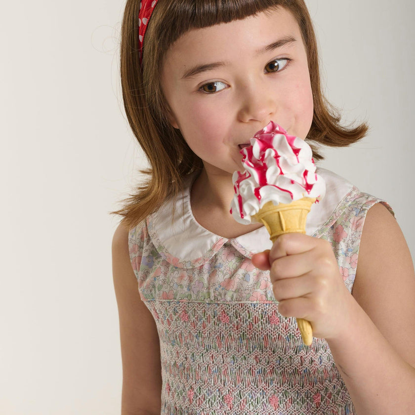 Hand-Smocked Girls Dress - Fiona