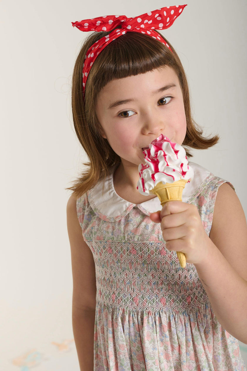 Hand-Smocked Girls Dress - Fiona