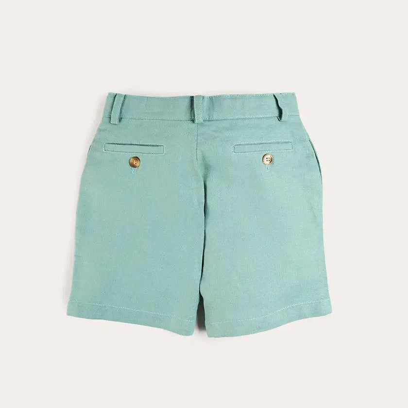 Plain Shorts in Sage Green (4- 10yrs)
