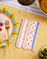 Italian Capri Napkins - 25 wavy edge napkins