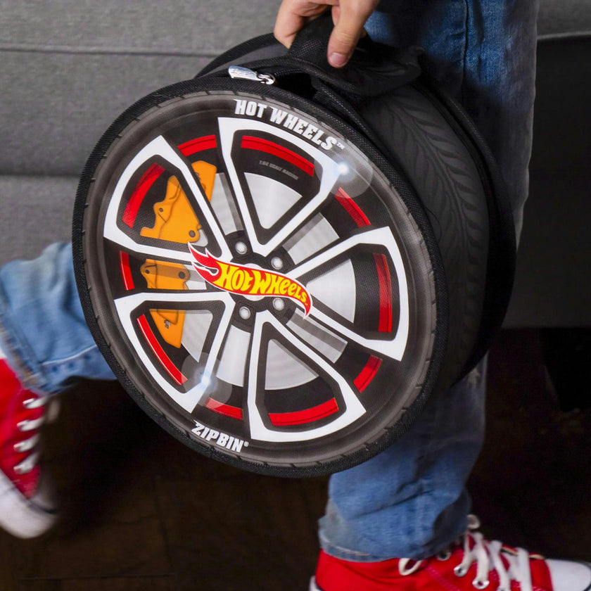 ZipBin Hot Wheels: Wheelie Track Pack Storage Case & Racetrack Mat