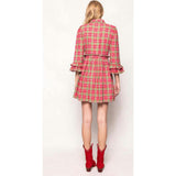 Bowie Dress in Rosewood Tartan