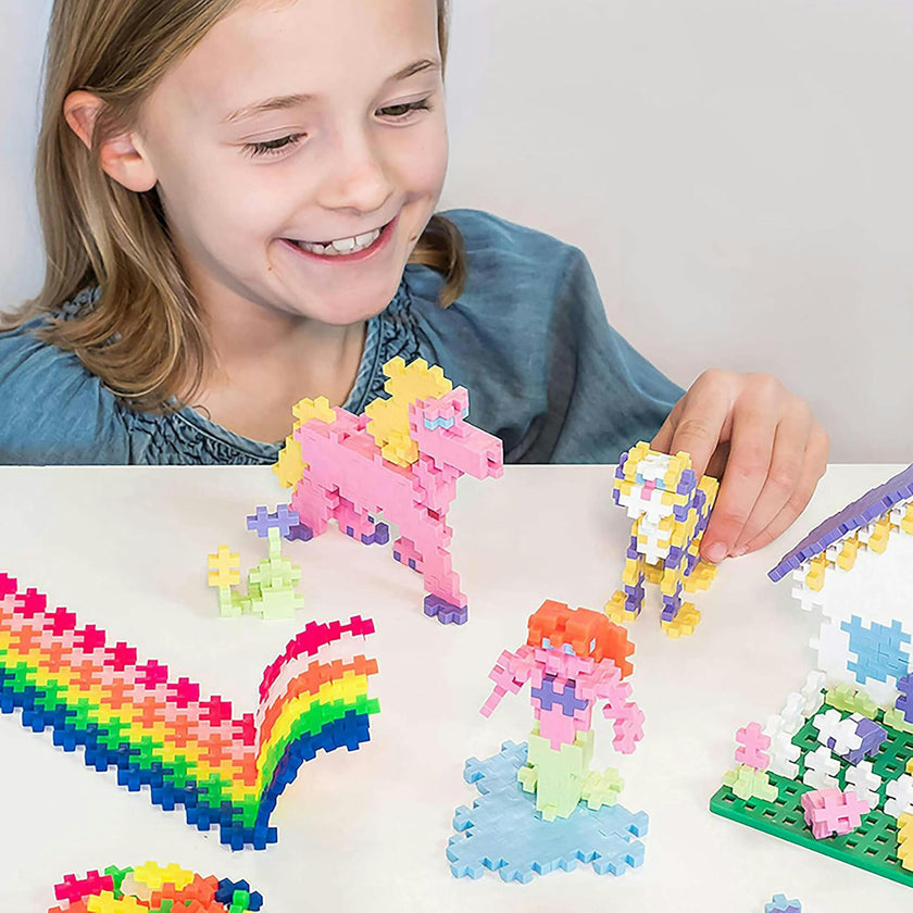 Plus-Plus: Learn to Build - Pastel Color Mix - 400 Piece Set