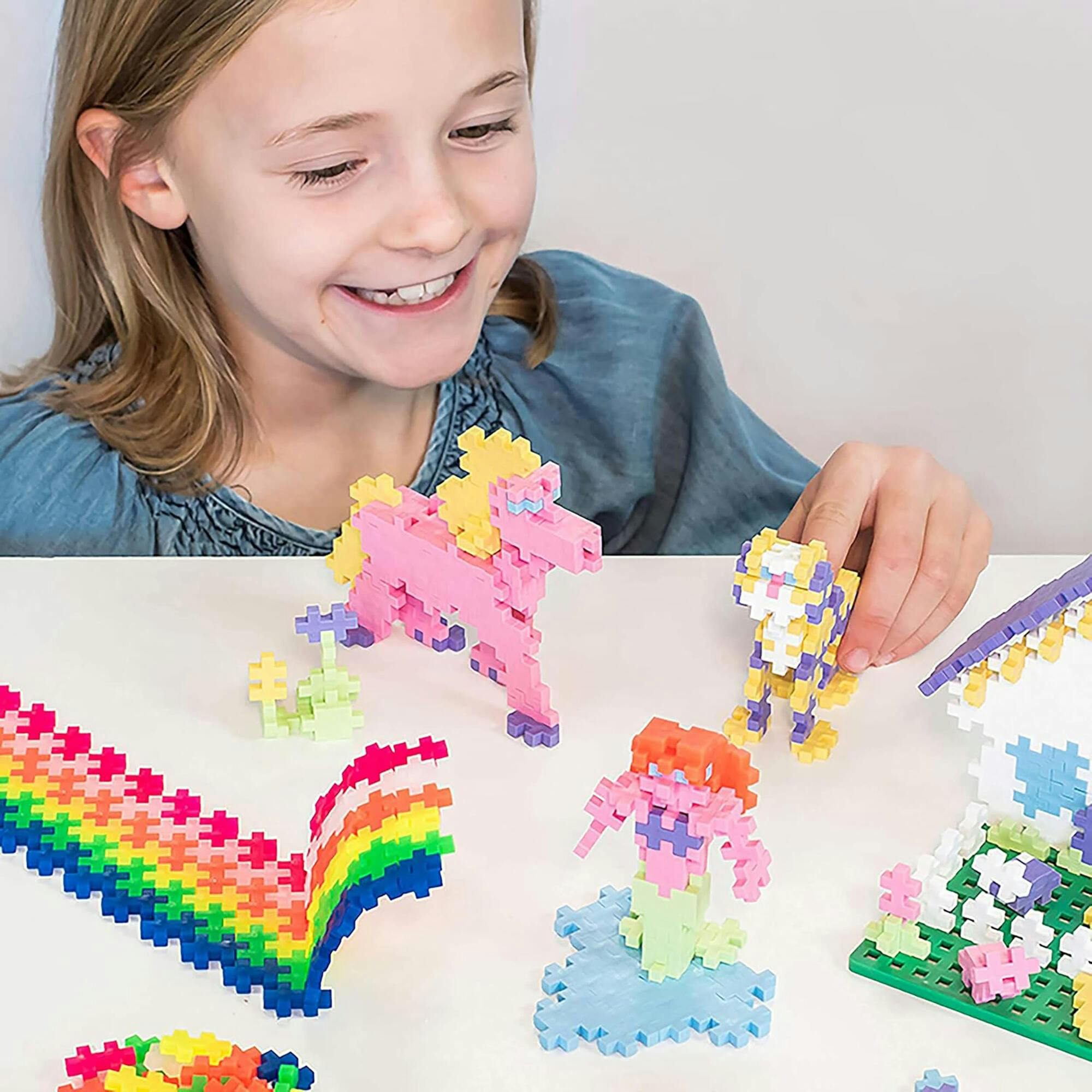 Plus-Plus: Learn to Build - Pastel Color Mix - 400 Piece Set