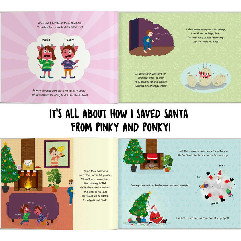 How I Saved Santa from Pinky & Ponky! (Personalized Christmas Adventure Story)