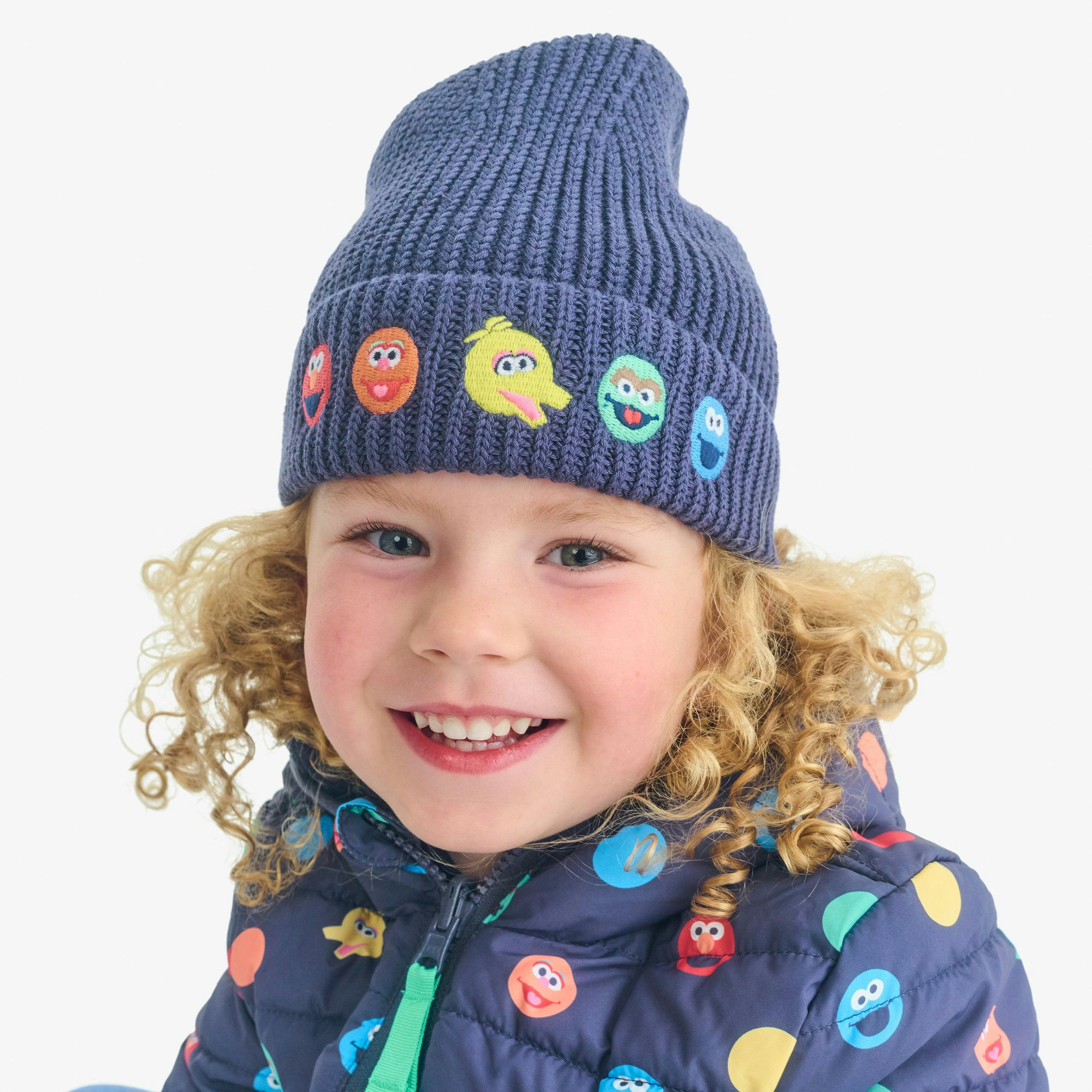 Kids Sesame Street friends cotton beanie