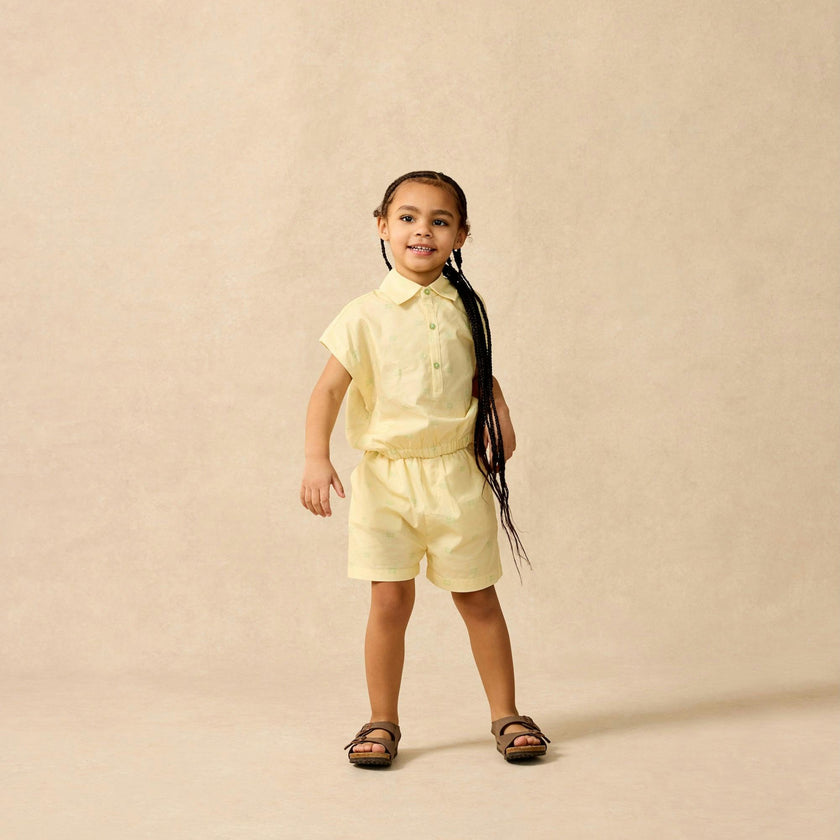 Organic Avenue Shorts in Buttercup