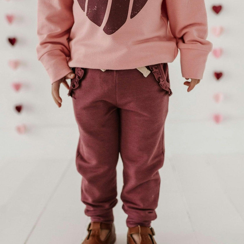 Girl's Joggers Rainbow Hearts