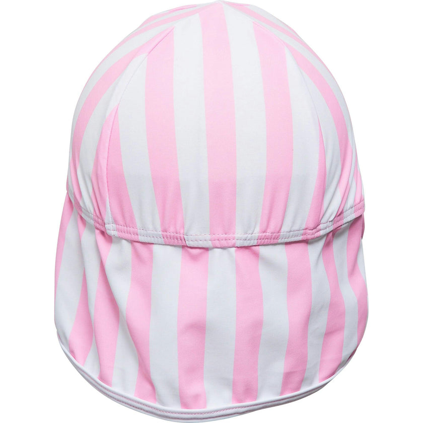 Pink Stripe Floating Flap Hat