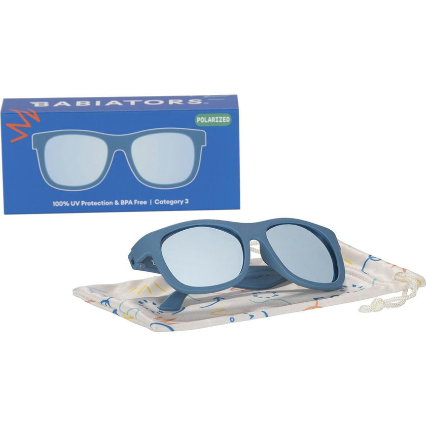 Polarized Navigator Sunglasses: Midnight Blue