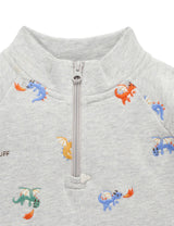 Embroidered Windcheater Flying Dragon Broderie