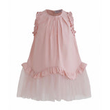 Pink Lumielle Ruffle Dress