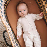 GROW WITH YOU FOOTIE | BIRCH — Bamboo Organic Cotton Blend, 0–6M