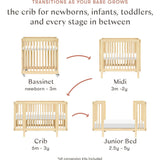 Pogo 8-In-1 Convertible Crib With All-Stages Conversion Kits