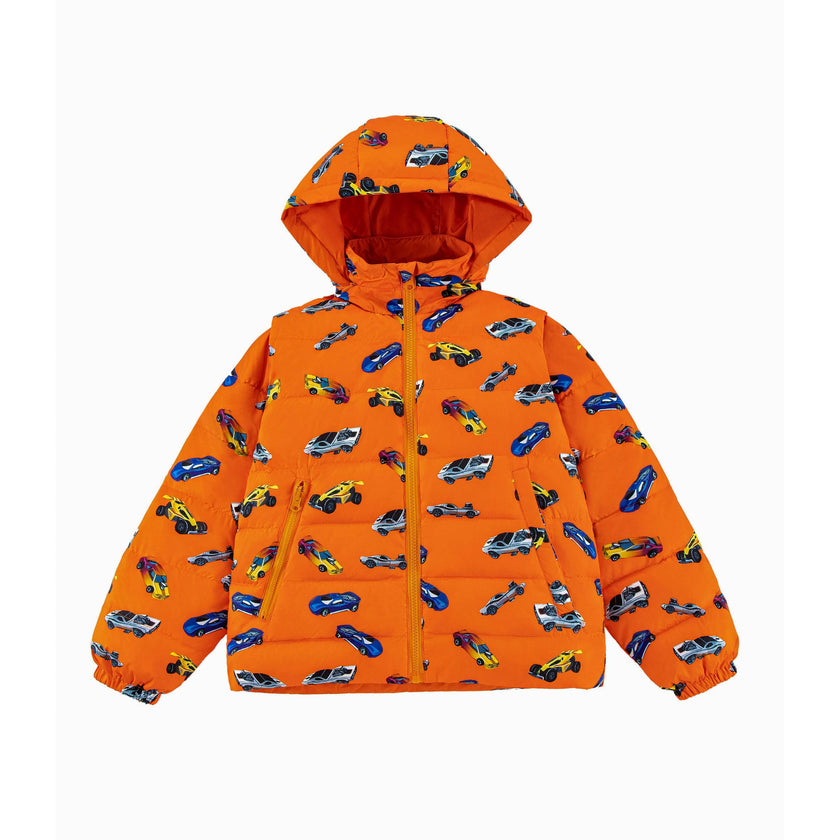 Tanner Reversible Detachable Light Puffer/Vest, Hot Rod