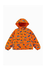 Tanner Reversible Detachable Light Puffer/Vest, Hot Rod
