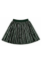 Candy Cane Sequin Striped Skirt