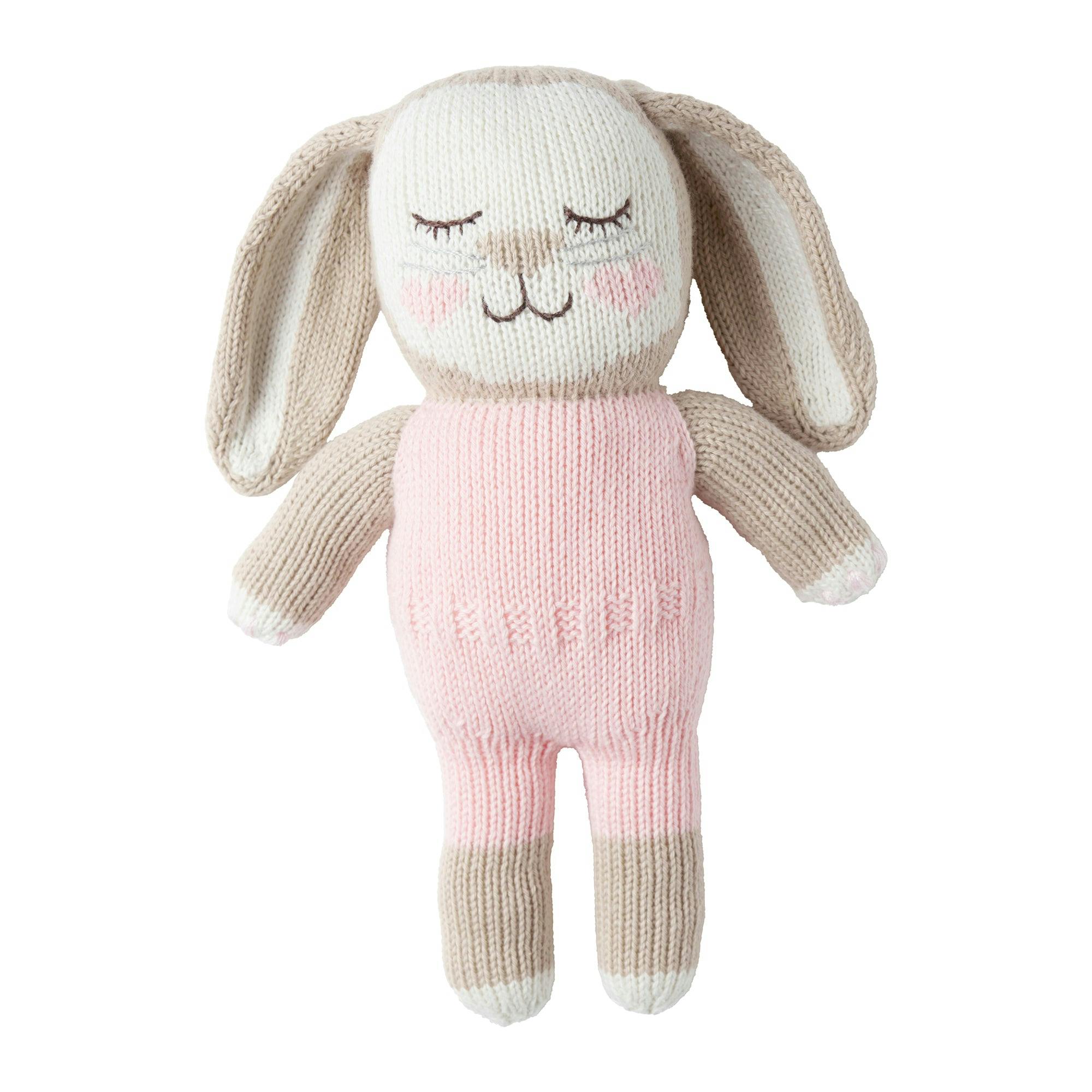 Pima Pink Crochet Bunny Large