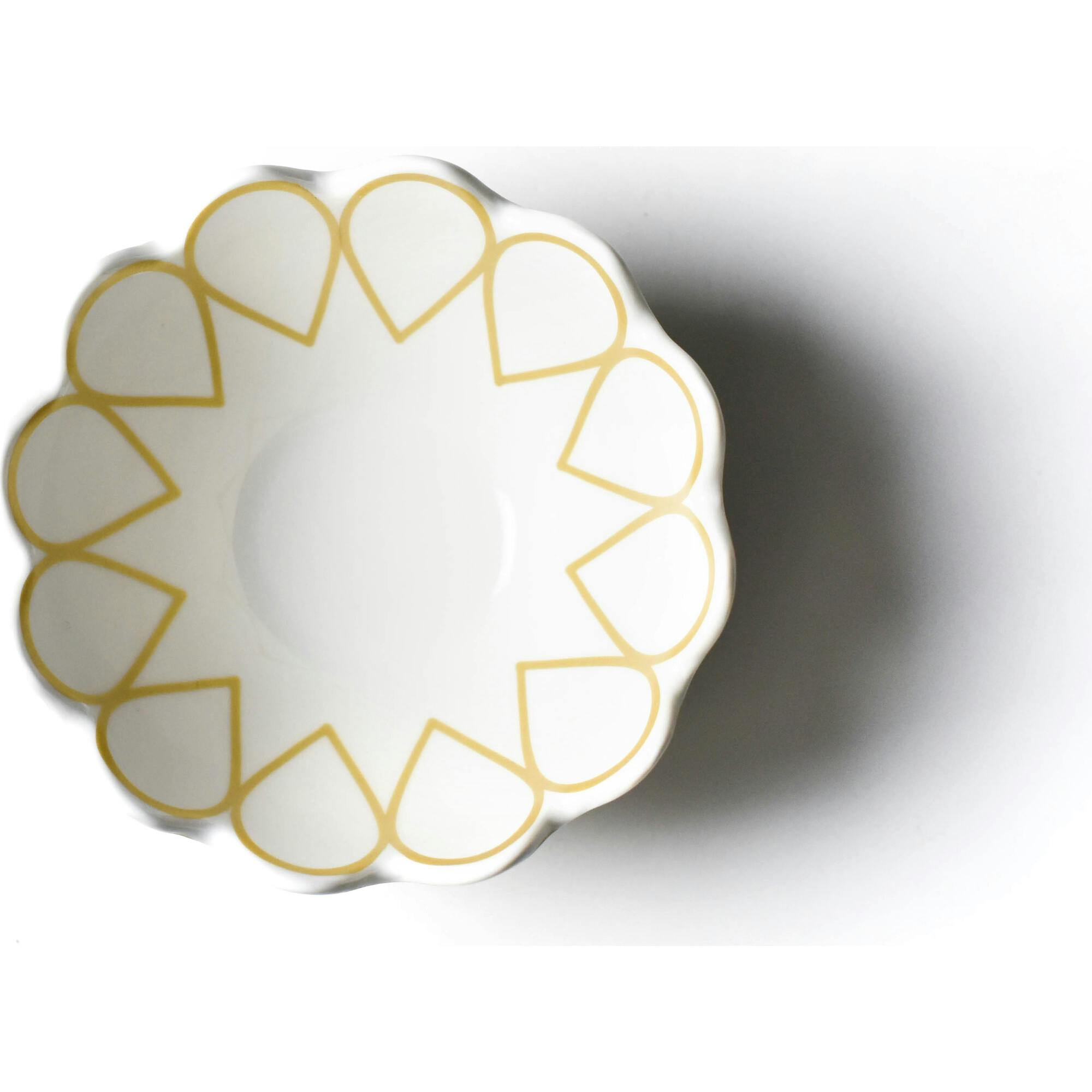 Gold Scallop Small Bowl