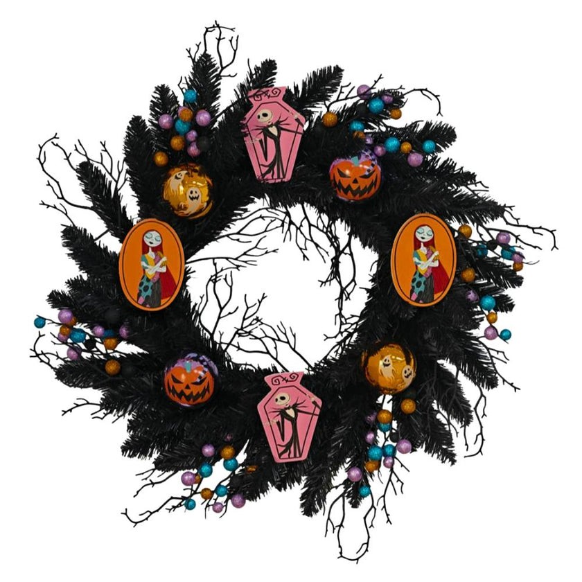 Disney® The Nightmare Before Christmas Halloween Wreath Pre-Lit