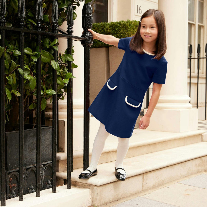 Kensington Dress - Nautical Blue