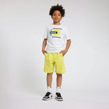 Yellow Logo Sweatshorts