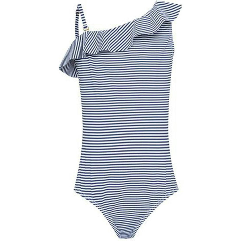 Anchor Emma Ruffle One Piece, Navy