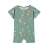 Swimming Koi Cotton Stretch Shortall