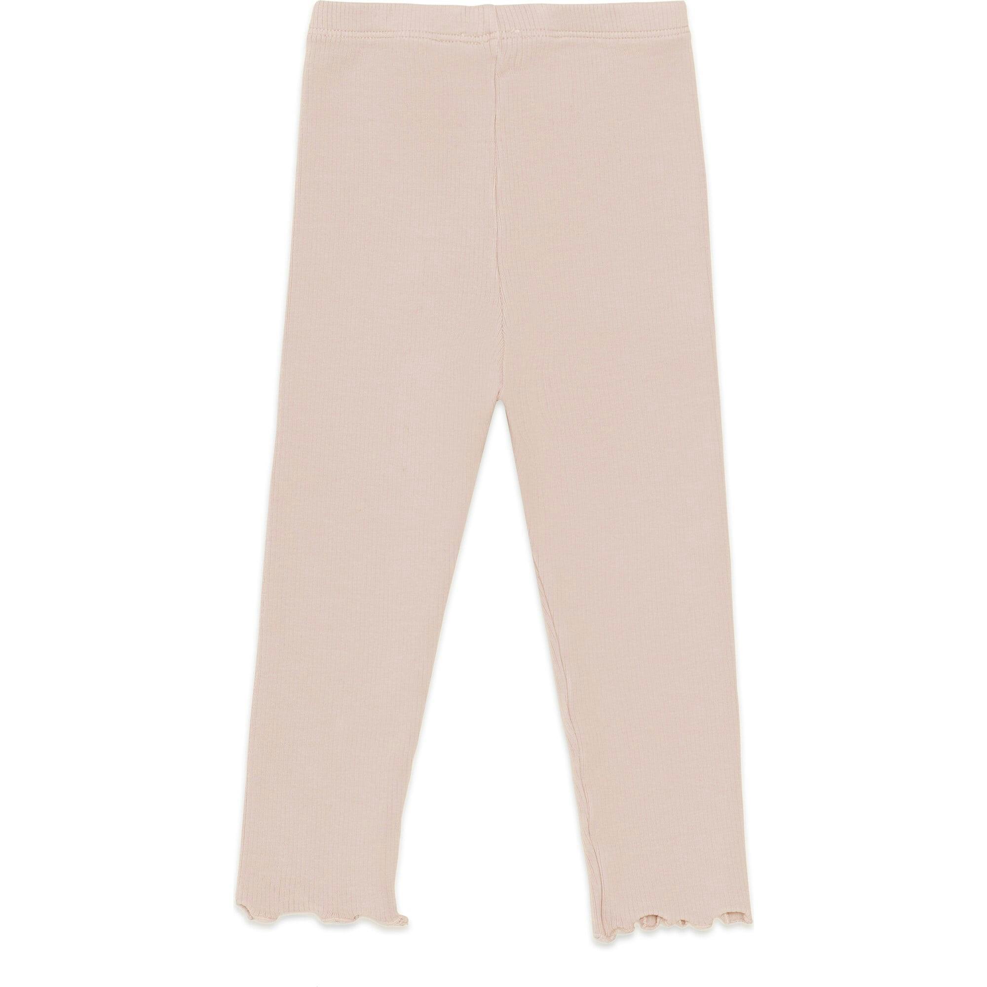 Joline Ruffle Hem Ribbed Leggings