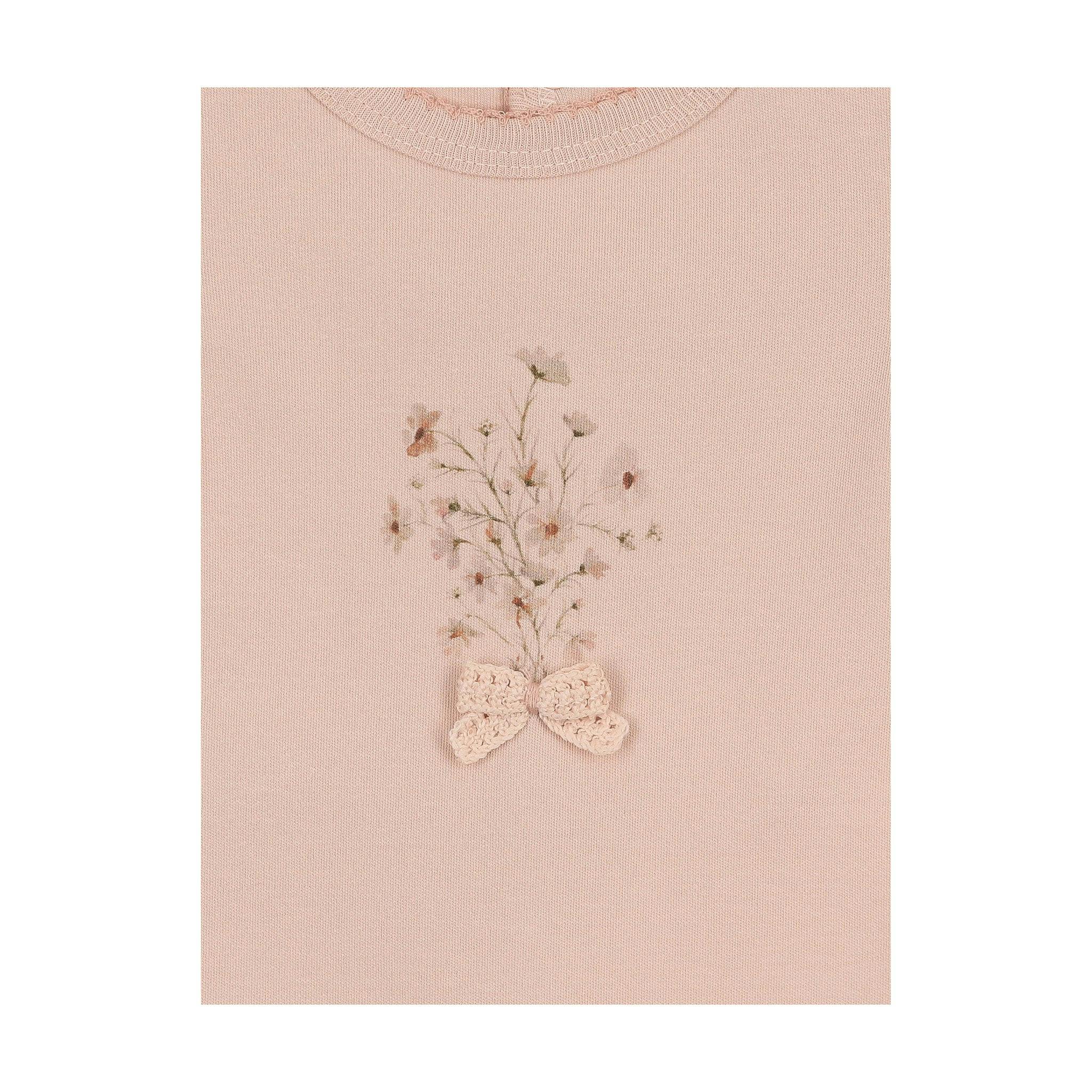Nature's Florals Layette Set Ivory & Rose